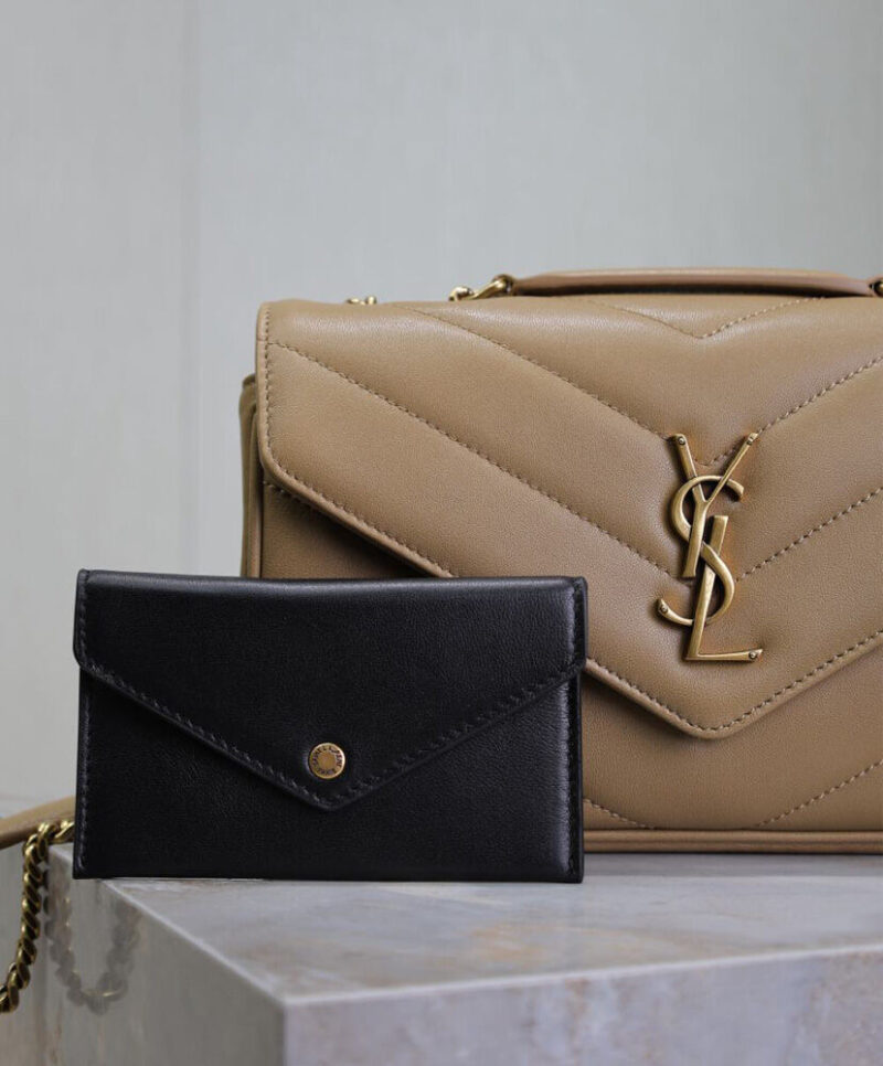 Saint Laurent Loulou Small In Matelasse Lambskin